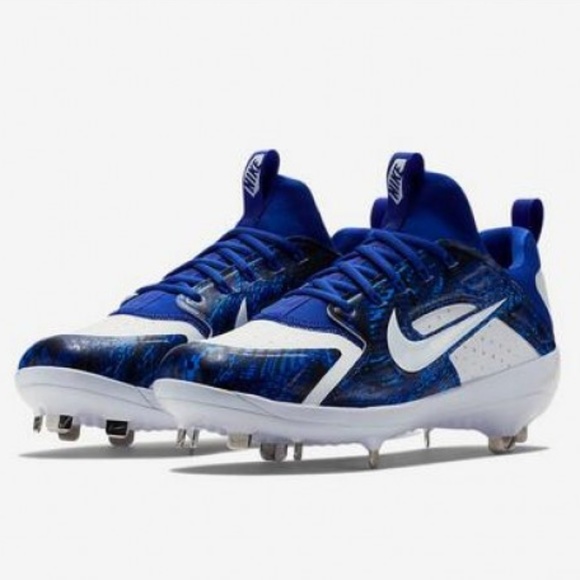 Nike Alpha Huarache Elite Blue Baseball Cleats Nike Alpha Huarache Elite Blue Baseball Cleats